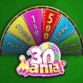 30 Mania! slot visual from FBM available on brutallcasino.com