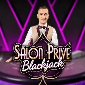 Blackjack Salon Privé slot visual from Ezugi available on brutallcasino.com
