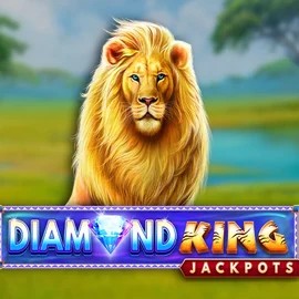 Jackpots logo of Diamond King Jackpots from SpinPlay Games at Brutal Casino