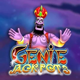 Genie Jackpots online game logo by Blueprint Gaming on brutallcasino.com