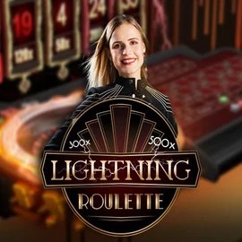 Lightning Roulette logo by Evolution Brutal Casino