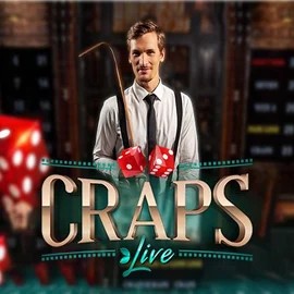 Live Craps logo – Live Casino by Evolution at Brutal Casino