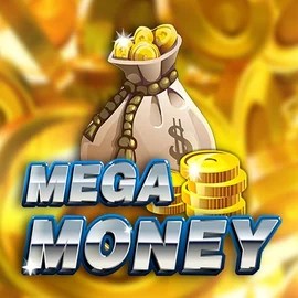 Mega Money! slot logo by Red Rake Gaming at Brutal Casino