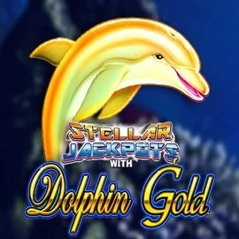 Jackpots logo of Dolphin Gold with Stellar Jackpots from Lightning Box Game at Brutal Casino