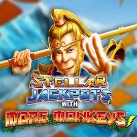 Stellar Jackpots with More Monkeys logo by Lightning Box Game Brutal Casino
